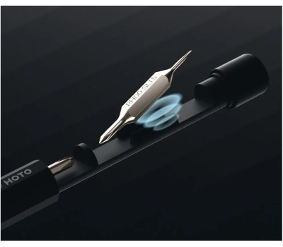 Отвертка HOTO Карманная отвёртка с набором бит Pocket Precision Screwdriver SE (чёрный)