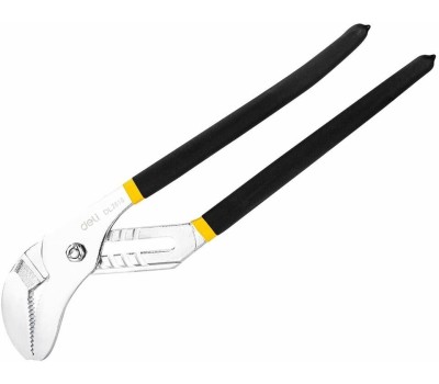 Клещи DELI Переставные клещи DL2616 400мм, диапазон раскрытия 15-105мм, прорезиненная рукоять