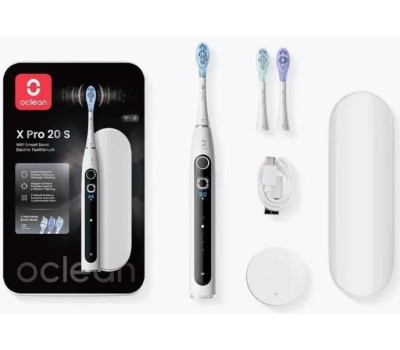 Электрическая зубная щетка OCLEAN Электрическая зубная щетка Комплект X Pro 20 Set (Белый) (N1804)