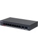 Коммутатор DAHUA DH-CS4010-8GT-110 8-портовый гигабитный PoE коммутатор управляемый 8 RJ45 10/100/1000Мбит/с (PoE/PoE+/Hi-PoE), 2 RJ45 10/100/1000Мбит/с (uplink) до 60Вт