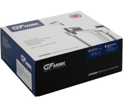 GFmark - Смеситель с гигиеническим душем, встраеваемый , из нержавеющей стали , круглый корпус , цвет САТИН . 2072