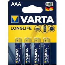Элементы питания VARTA (04103101414) BL4 LR03 LONGLIFE ALKALINE (4103) (4103113414)