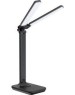 светильник ULTRAFLASH (15164) UF-819 C02 черный (Led, светильник настольный, 12Вт, 6000К, 3ур.яркости, 2 плафона, кожа)