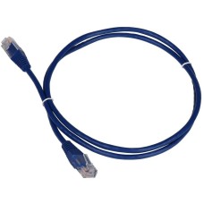 LANMASTER Патч-корд TWT-45-45-0.5-BL UTP RJ-45 вил.-вилка кат.5E 0.5м синий ПВХ (уп.:1шт)