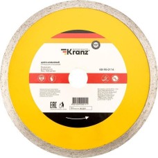 Диск алмазный KRANZ (KR-90-0114) Диск алмазный отрезной сплошной 200x25,4/22,2x2x10мм