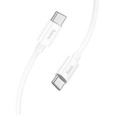 Кабель HOCO (6931474783264) силикон 1м USB 3.0A PD 60W для Type-C Type-C White 1 м