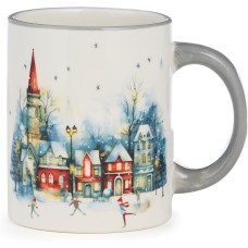 Кружка AGNESS 358-2338 С НОВЫМ ГОДОМ 11,5*8*9,5см