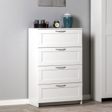 Корпусная мебель ГУД ЛАКК 2.02.02.060.1 СИРИУС комод 4 ящика белый RU (2 пак.)