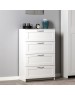 Корпусная мебель ГУД ЛАКК 2.02.02.060.1 СИРИУС комод 4 ящика белый RU (2 пак.)