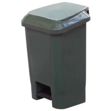 Контейнер ТАРА.РУ МКТ 30 зеленый ПП мусорный полимерный 30л., в комплекте, с педалью, с пакетодерж. (36517)