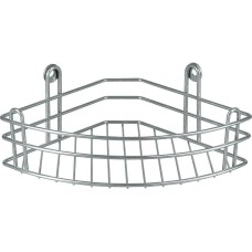 РОССИЯ RUS-385019-1 Zn Полка для ванной 1-ярусная угловая