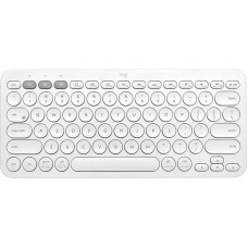 Клавиатура LOGITECH Клавиатура K380, беспроводная, Bluetooth, мембранная, заводское нанесение кириллицы, белый [920-009589]