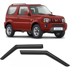 Дефлекторы CORSAR Дефлекторы Suzuki Jimny 98-18 кроссовер, нак., 2шт