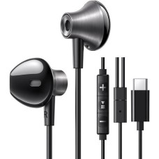 UGREEN Проводные наушники EP106 (35755) Wired Earphones 3.5 mm. Цвет: черный