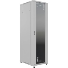 NTSS Шкаф серверный Премиум ( -R42U8080GS) напольный 42U 800x800мм пер.дв.стекл металл 900кг серый 710мм 144кг 1987мм IP20 сталь