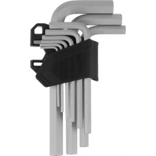 Набор ключей СИБРТЕХ Набор ключей имбусовых, HEX, 2-12 мм, CrV, 9 шт. 123677