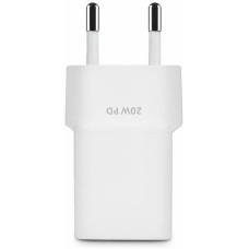 TTEC Сетевое зарядное устройство SmartCharger 20W PD Charger c кабелем USB-C - USB-C 3A. Цвет: белый