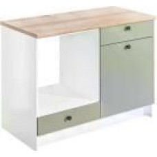 Candy ModulE с ящиком, секцией под духовку и столешницей, 120x91х61 см (TD0053884RU), зеленый матовый