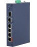 Коммутатор DAHUA DH-CHS4106-4ET-60 4-портовый PoE коммутатор управляемый 4 RJ45 10/100Мбит/с (PoE/PoE+/Hi-PoE), 1 RJ45 10/100/1000Мбит/с (uplink), 1 SFP 1000Мбит/с (uplink); IP30, IK06; монтаж на DIN-рейку