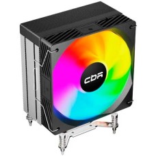 CBR-CC-3190-RGB-PWM Кулер для процессора, Al+Cu, 3 heat pipes, Socket 775/1366/1155/1156/1150/1151/1200/1700/AM2/АМ2+/АМ3/AM3+/FM1/FM2/AM4/AM5, TDP 190W, 120mm Fan, 2300RPM, HB, RGB, PWM, 36db