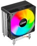 CBR-CC-3190-RGB-PWM Кулер для процессора, Al+Cu, 3 heat pipes, Socket 775/1366/1155/1156/1150/1151/1200/1700/AM2/АМ2+/АМ3/AM3+/FM1/FM2/AM4/AM5, TDP 190W, 120mm Fan, 2300RPM, HB, RGB, PWM, 36db