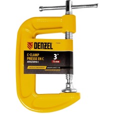 DENZEL Струбцина G-образная, 3