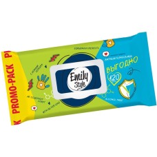 Салфетки влажные MASTER FRESH С0007368 ПРОМО Emily Style влаж салфетки АНТИБАКТЕРИАЛЬНЫЕ ВЫГОДНО 100+20 штук упаковка с клапаном