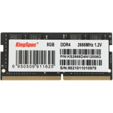 KINGSPEC Память DDR4 8GB 2666MHz KS2666D4N12008G RTL PC4-21300 CL19 SO-DIMM 260-pin 1.2В single rank Ret