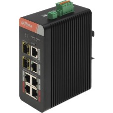 Коммутатор DAHUA Коммутатор DH-IS4207-4GT-120 (L2) 1x100Мбит/с 4x1Гбит/с 2SFP 4PoE 120W управляемый