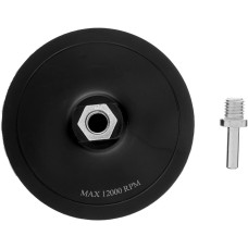 MATRIX Насадка для дрели и УШМ с липучкой, 125 мм, усиленная (TPU) 76238