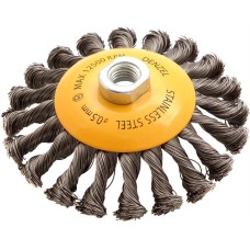 DENZEL Щетка для УШМ, 125 мм, 