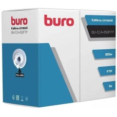 BURO Кабель сетевой BU-CCA-050FTP FTP 4 пары cat.5E solid 0.50мм CCA 305м серый