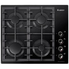 GEFEST Газовая варочная панель СГ СВН 2230 C3, 4 конфорки, закаленное стекло, черный