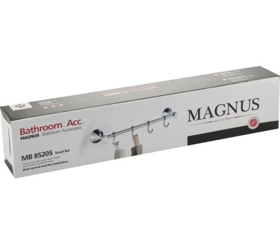 Аксессуары для ванной комнаты и туалета MAGNUS 85205 Вешалка с 4-я крючками прямая