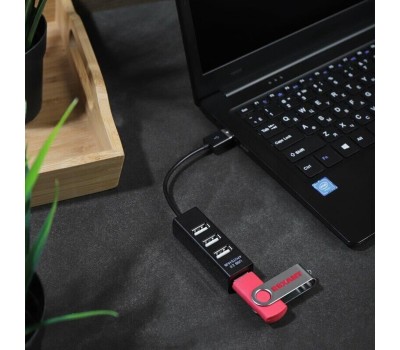 USB-хаб REXANT (18-4103) 4 порта, черный
