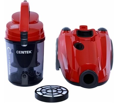 Безмешковый пылесос CENTEK СТ-2530 красный/черный