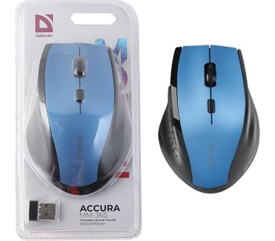 Мышь DEFENDER (52366) ACCURA MM-365 синий