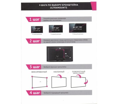 Кронштейн ULTRAMOUNTS UM836T для 17