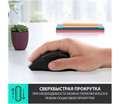 Мышь беспроводная LOGITECH WIRELESS M705 USB, черная (910-001949)