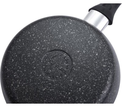 Сковорода KUKMARA смт18401а а/пр литая 18см Темный мрамор