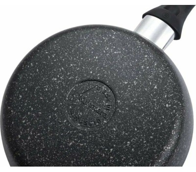 Сковорода KUKMARA смт18401а а/пр литая 18см Темный мрамор