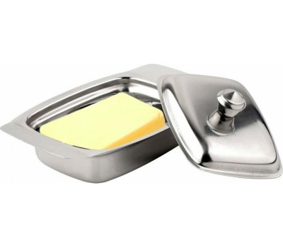 Масленка MALLONY Масленка с крышкой BD-500, объем 500 мл, нерж. сталь 0,5 мм (981045)