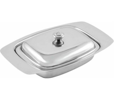 Масленка MALLONY Масленка с крышкой BD-500, объем 500 мл, нерж. сталь 0,5 мм (981045)