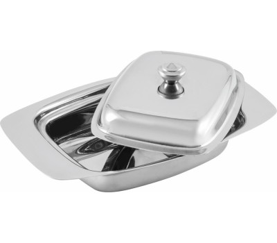 Масленка MALLONY Масленка с крышкой BD-500, объем 500 мл, нерж. сталь 0,5 мм (981045)