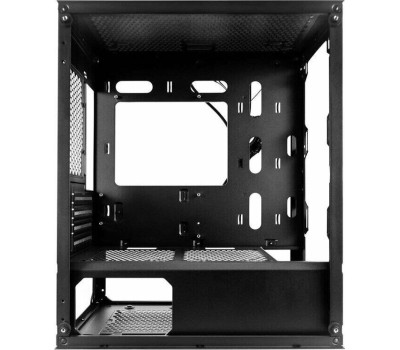 Корпус для ПК 1STPLAYER Корпус FIREBASE X3-M Black / mATX, TG 4x120mm LED fans inc. X3-M-BK-4F1