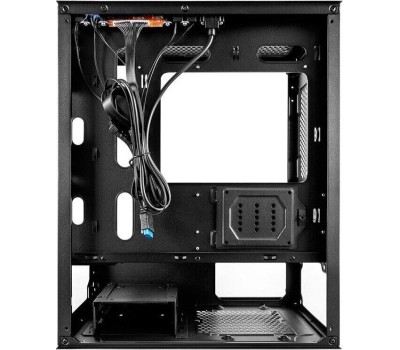 Корпус для ПК 1STPLAYER Корпус FIREBASE X3-M Black / mATX, TG 4x120mm LED fans inc. X3-M-BK-4F1