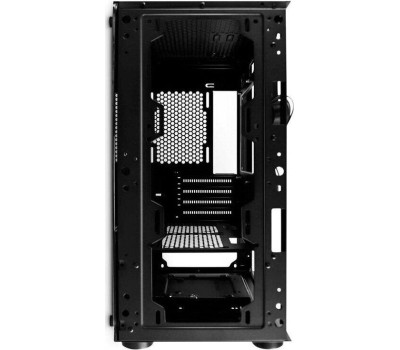 Корпус для ПК 1STPLAYER Корпус FIREBASE X3-M Black / mATX, TG 4x120mm LED fans inc. X3-M-BK-4F1