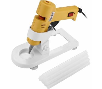 Термопистолет клеевой DEKO DKGG40 40Вт SET4 с подставкой + набор клеевых стержней (10 шт, 7 мм) 063-4969