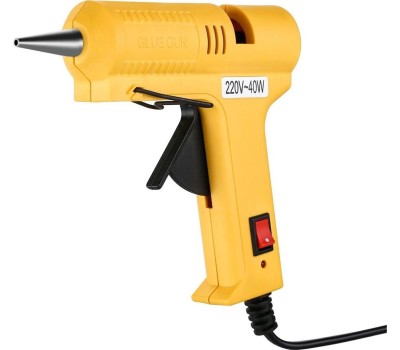 Термопистолет клеевой DEKO DKGG40 40Вт SET4 с подставкой + набор клеевых стержней (10 шт, 7 мм) 063-4969