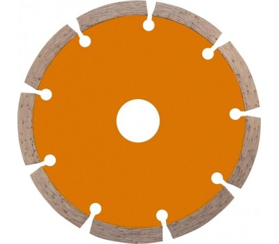 Отрезной алмазный диск DENZEL Диск алмазный, отрезной сегментный, 125 х 22.2 мм, сухая резка Denzel 73101